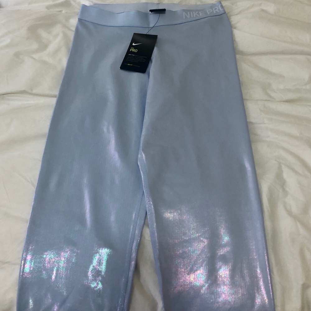 Iridescent Nike Pro leggings